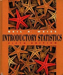 Introductory Statistics (5th – Hardcover, by Weiss Neil A. – Acceptable k