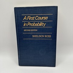 A First Course in Probability by Ross, Sheldon M Hardcover