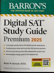 Barron’s Sat Prep Ser.: Digital SAT Study Guide Premium, 2025: 4 Practice Tests