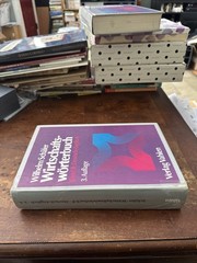 Wirtschaftswörterbuch Englisch – Deutsch & Deutsch-English 3. A. 1990 Schäfer