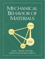 Mechanical Behavior of Materials Hardcover Krishan K. Chawla