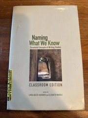 Naming What We Know, Classroom Edition Threshold Concepts of Writing Studies