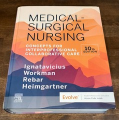 Medical-Surgical Nursing: – Hardcover, by Ignatavicius MS RN – Very Good