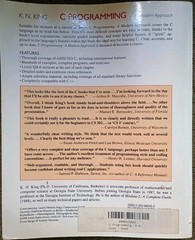 C Programming : A Modern Approach by Kim King (1996, Trade Paperback)