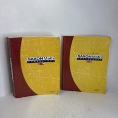 Saxon Math Homeschool 7/6 Textbook and Solutions Manual 2005 Softcover