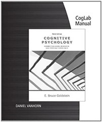 CogLab Manual for Goldstein’s Cognitive Psychology: Connecting Mi