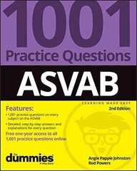 ASVAB: 1001 Practice – Paperback, by Papple Johnston Angie; – Very Good
