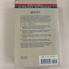 Dictionary of Biology by J.P. Margham, W. G. Hale (Paperback, 1988)