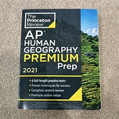 Princeton Review AP Human Geography Premium Prep 2021 Study Guide PB