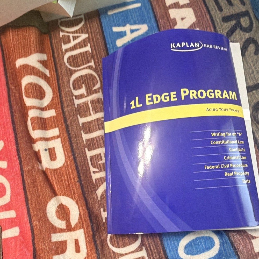 Kaplan Bar Review 1L Edge Program Acing Your Finals Study Guide 2011