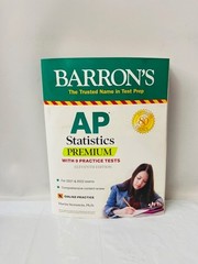Barron’s AP Statistics Premium w/ 9 Practice Tests 11th Ed. by Martin Sternstein