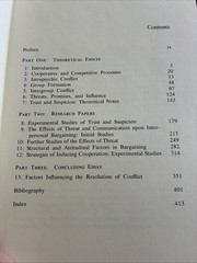 The Resolution of Conflict (1973) Morton Deutsch Yale Univ Press SIGNED w/o DJ