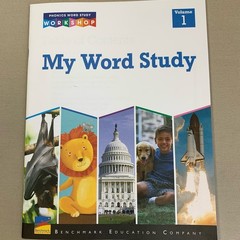 Homeschool Elementary Phonics My Word Study Benchmark Education Set Volumes 1&2
