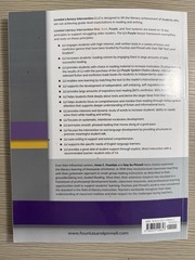 Fountas & Pinnell LLI Purple System Box 1 Teacher Materials Spiral Bound Set
