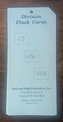 Rod & Staff Division Study Time Arithmetic Flashcards From Milestone Books
