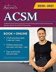 ACSM Certified Personal Trainer Exam Prep: – Paperback, by Ascencia – Acceptable