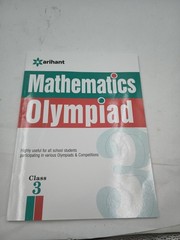 ARIHANT MATHEMATICS OLYMPIAD CLASS 3 BY SANMEEN KAUR WORKBOOK NEW FREE SHIP