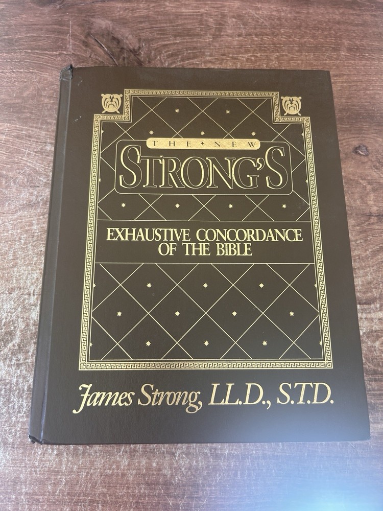 Thomas Nelson The New Strong’s Exhaustive Bible Concordance James Strong HC 1990