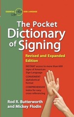 The Pocket Dictionary of Signing [Ameri… by Mickey Flodin Paperback / softback