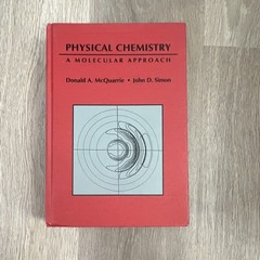 Physical Chemistry: A Molecular Approach Hardcover McQuarrie Simon Univ Science