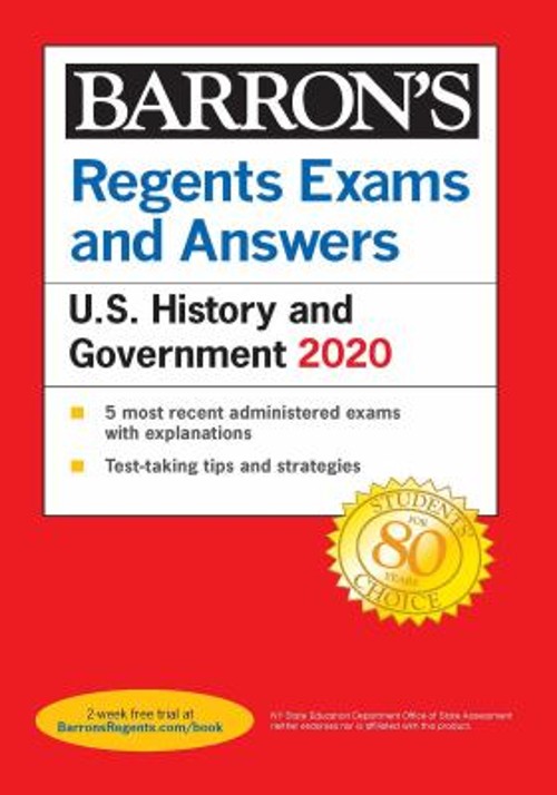 Regents Exams and Answers: U. S. History and Government 2020 Pape