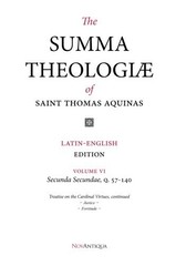The Summa Theologiae of Saint Thomas Aquinas: Latin-English Edition, Secunda…