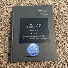 West Academic Contemporary Family Law 5th Ed Hardcover American Casebook Series
