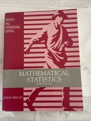 Mathematical Statistics 5th Edition John E Freund Prentice Hall Int’l Paperback