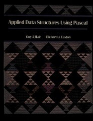 Applied Data Structures Using Pascal Hardcover Richard J., Hale,