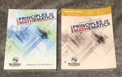Master Books Principles of Mathematics Book 2 Hannon 7th-8th Grade Bundle *READ*
