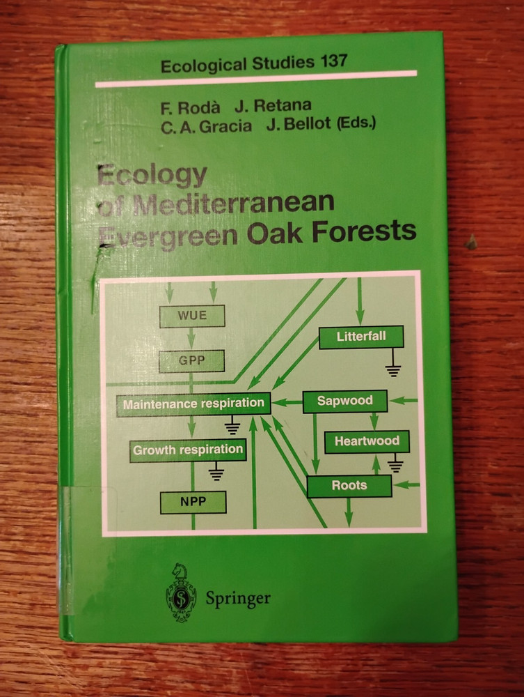 Ecological Studies: Ecology of Mediterranean Evergreen Oak Forests by Javier…