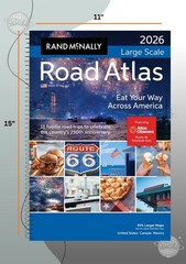 Rand McNally 2026 Large Scale Road Atlas Spiral Bound *w/ Defects* Please Read
