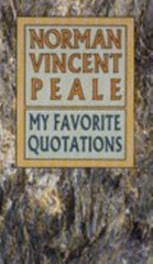 My Favorite Quotations Library Binding Norman Peale