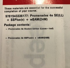 Promenades 4e With ACCESS CODE Student Edition – Loose Leaf, by James Mitchell