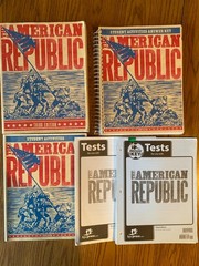 Bob Jones BJU Press The American Republic Set 3rd Ed with Tests and Answer Key