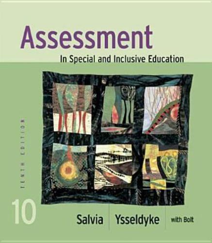 Assessment: In Special and Inclusive Education