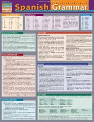 Spanish Grammar (Quick Study: Academic) – Cards By BarCharts, Inc. – GOOD