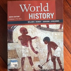 World History Ninth Edition Volume I To 1800 Duiker Spielvogel Cengage Student