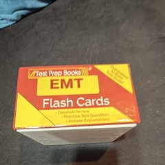 Test Prep Books EMT Flash Cards Box Set 2021 English Advanced 174 Pages