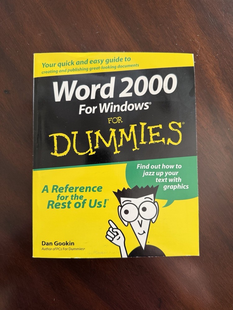 Microsoft Word 2000 for Dummies by Dan Gookin