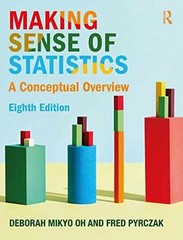Making Sense of Statistics – Paperback, by Oh Deborah M.; Pyrczak – Very Good h