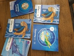 Lot Of 5 Houghton Mifflin’s Grade 4 & 5 Reading & Math.