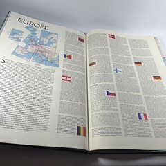 1963 National Geographic Atlas Of The World/w Slip Case Third Revised Edition