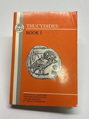 Thucydides: Book I / PB 1993