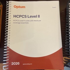 2026 HCPCS Level II Expert, Spiral Bound, Like New