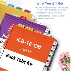 2026 CPT AAPC ICD-10-CM HCPCS Index Tabs Bundle