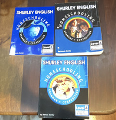 Shurley English Homeschool Grammar & Composition Level 4 three books ship free