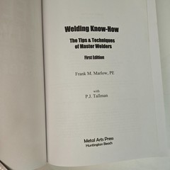 Welding Know-how: Tips & Techniques of – Paperback, by Frank M. Marlow – Good
