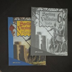 A Beka Book Spelling and Vocabulary 6 Tests Test Book Middle School PB 2000