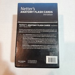 Netter’s Anatomy Flash Cards 3rd Edition by John T. Hansen PhD